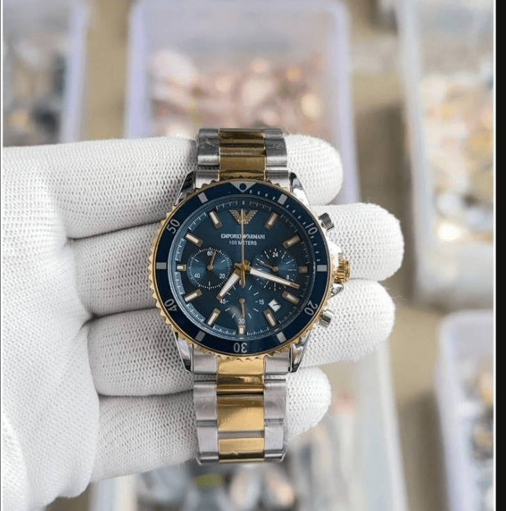 Emporio Armaani Dual tone timepiece - Lumivelle