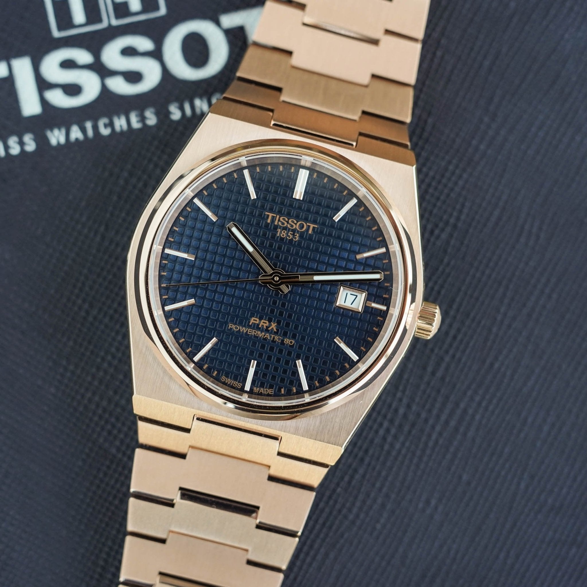 Tissot PRX automatic 80 40mm Rose Gold - Lumivelle